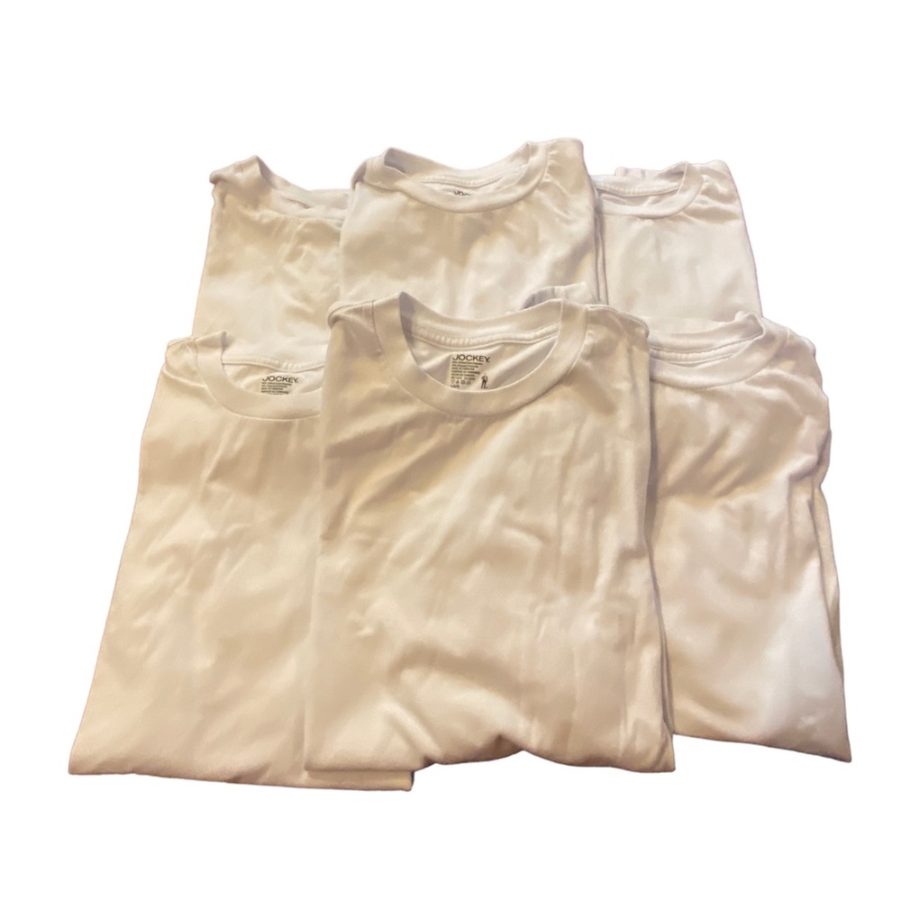❗️5/$25❗️Jockey Boy's Size Large Undershirt Bundle of Six